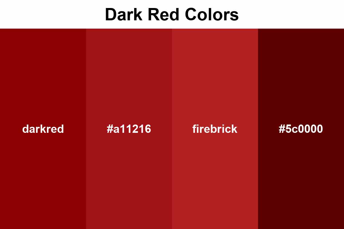 dark red colors