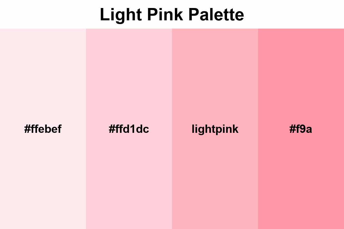 Light Pink Palette