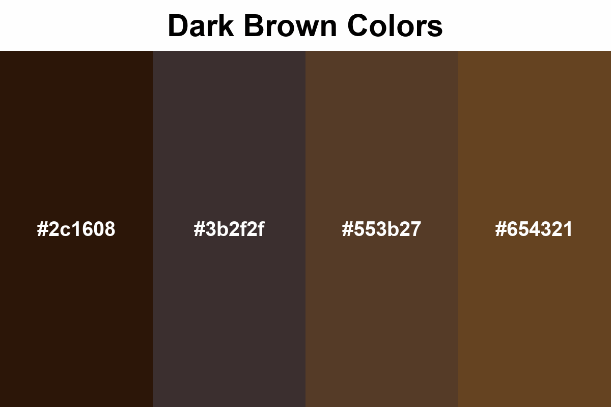 dark brown colors