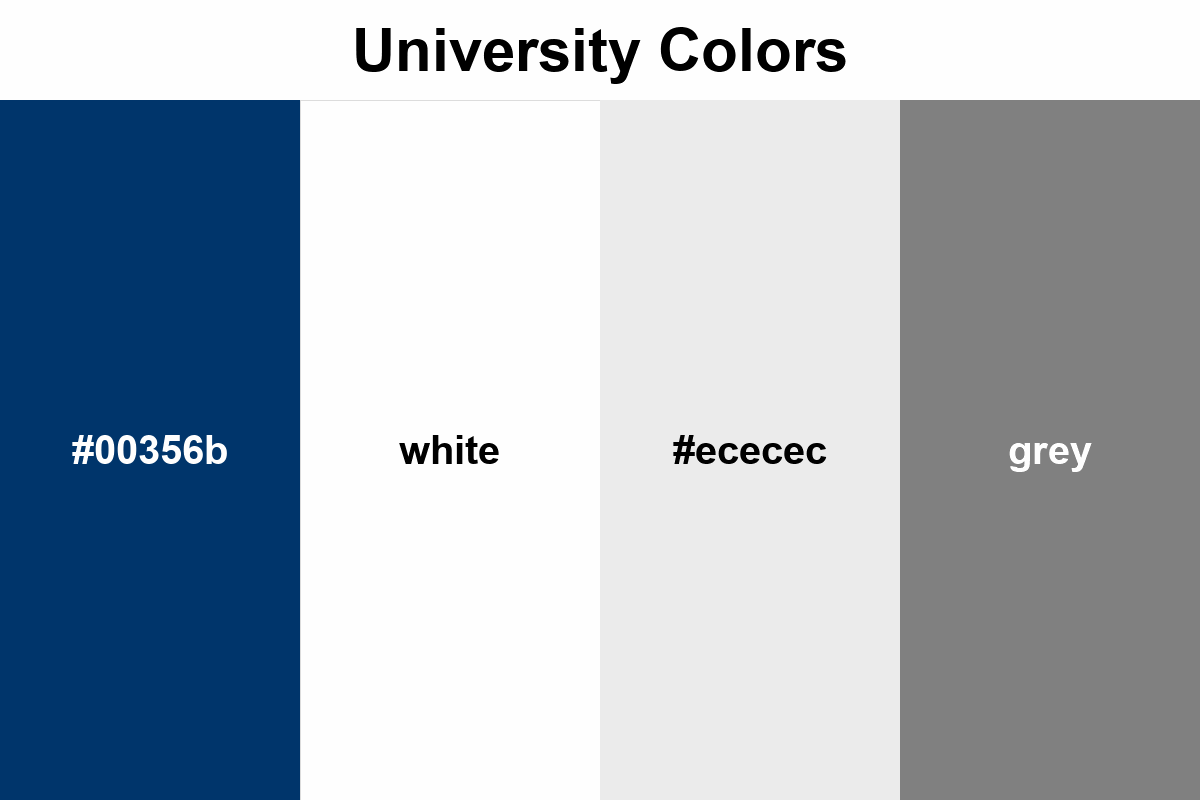 university colors
