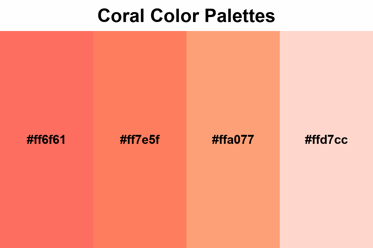 Coral Color Palettes