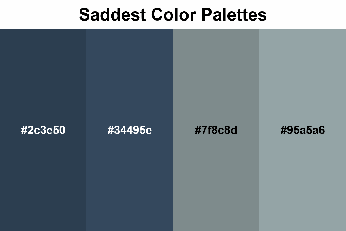 Saddest Color Palettes