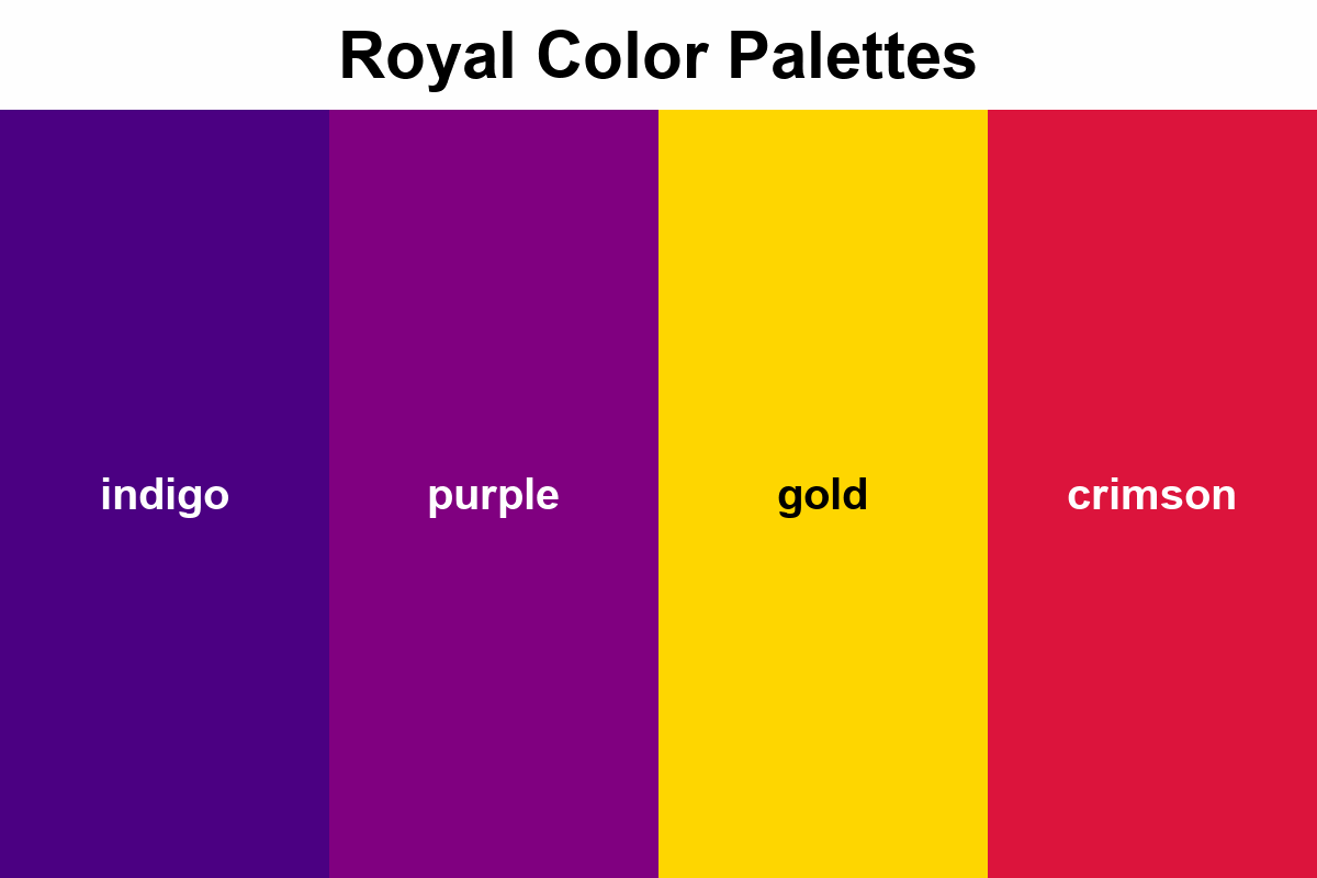 Royal Color Palettes