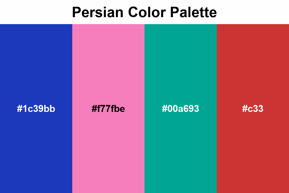 persian color palette