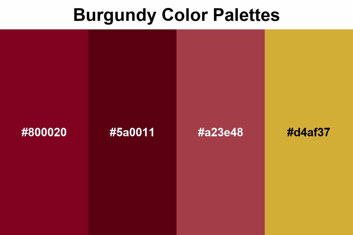 Burgundy Color Palettes