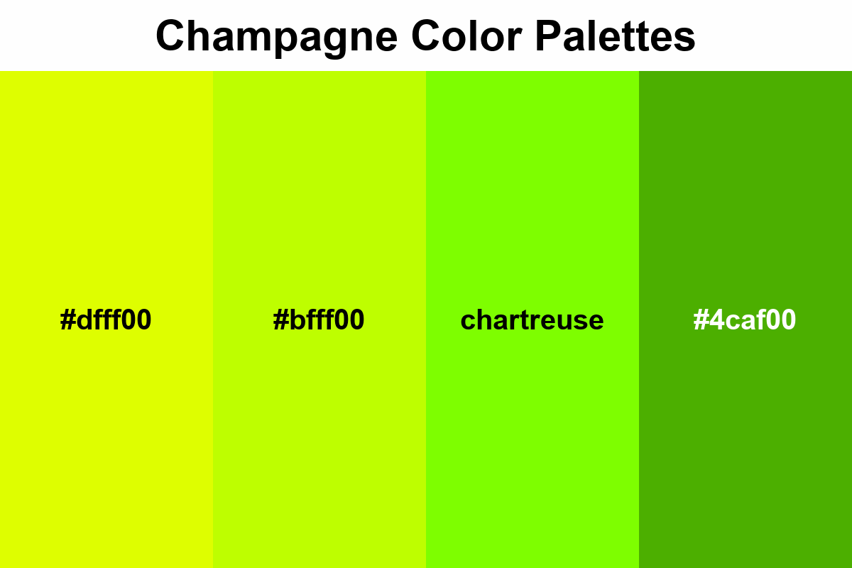 champagne color palettes