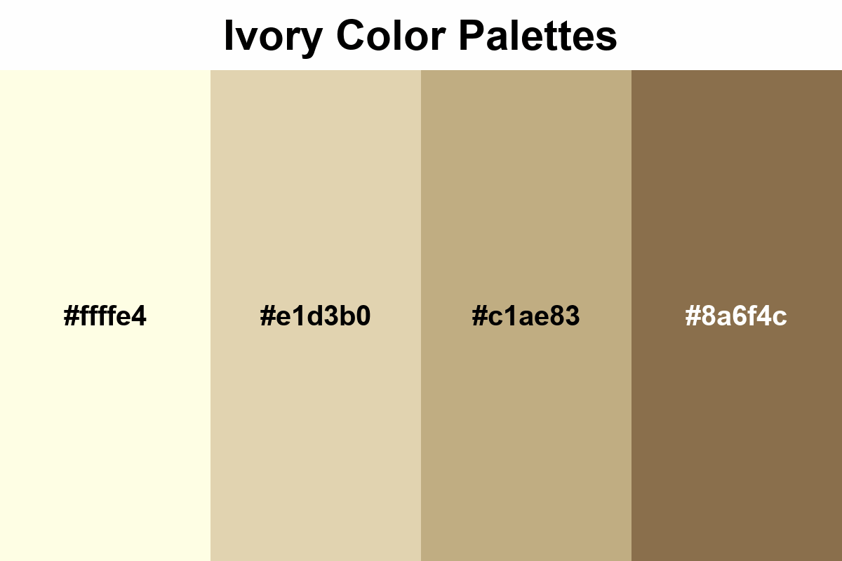 ivory color palettes