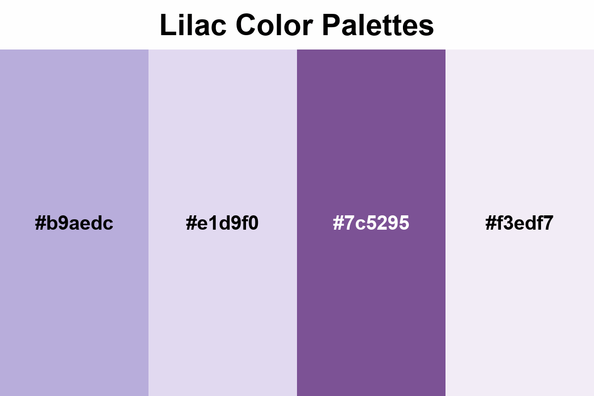 lilac color palettes