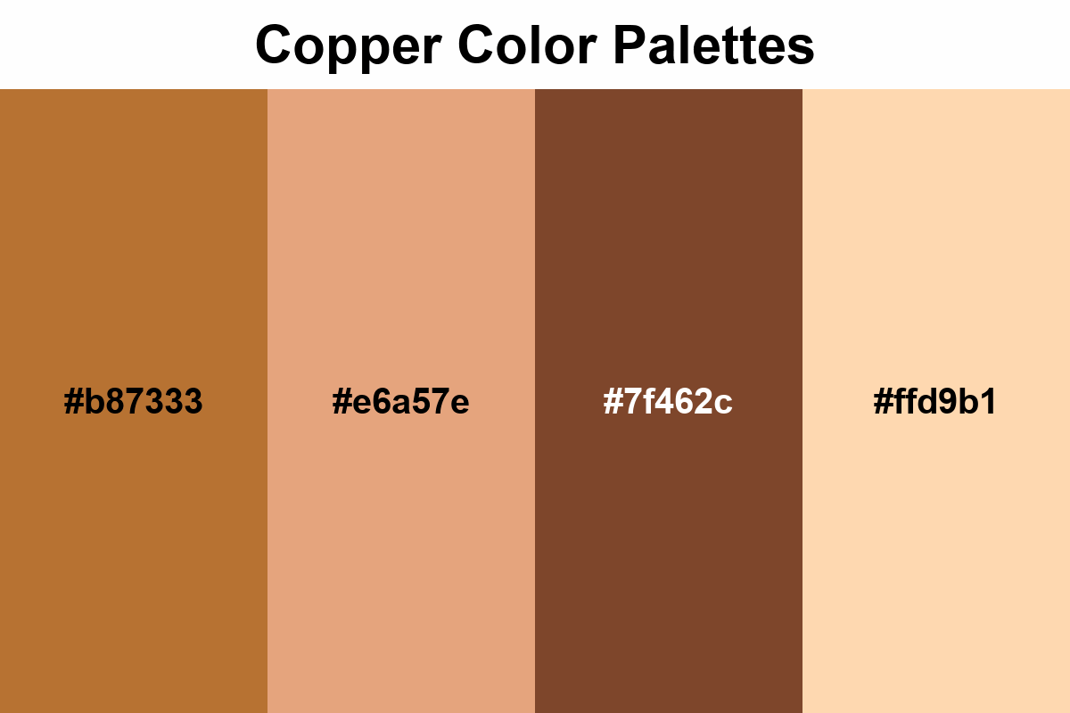 copper color palettes