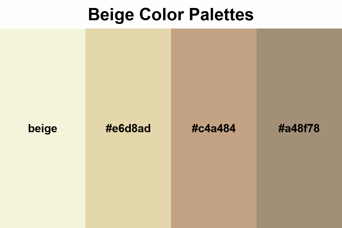 beige color palettes