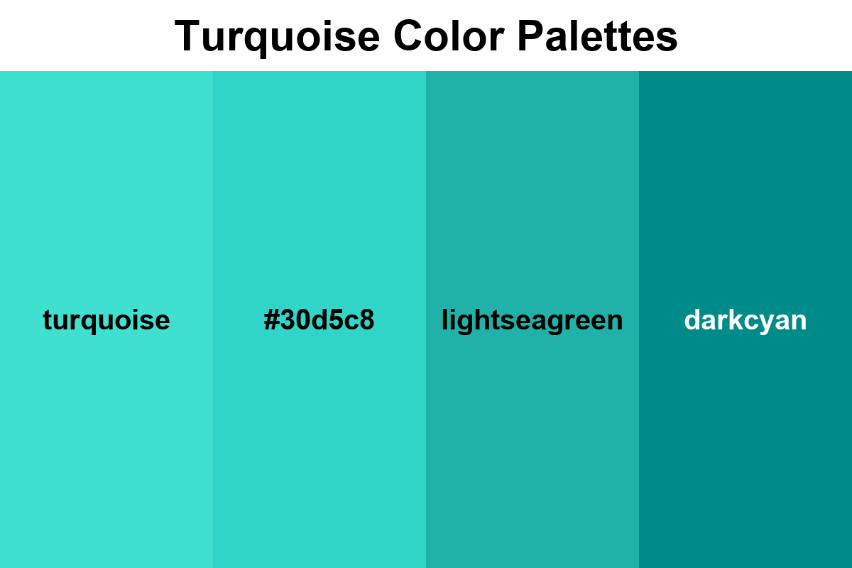 turquoise color palettes