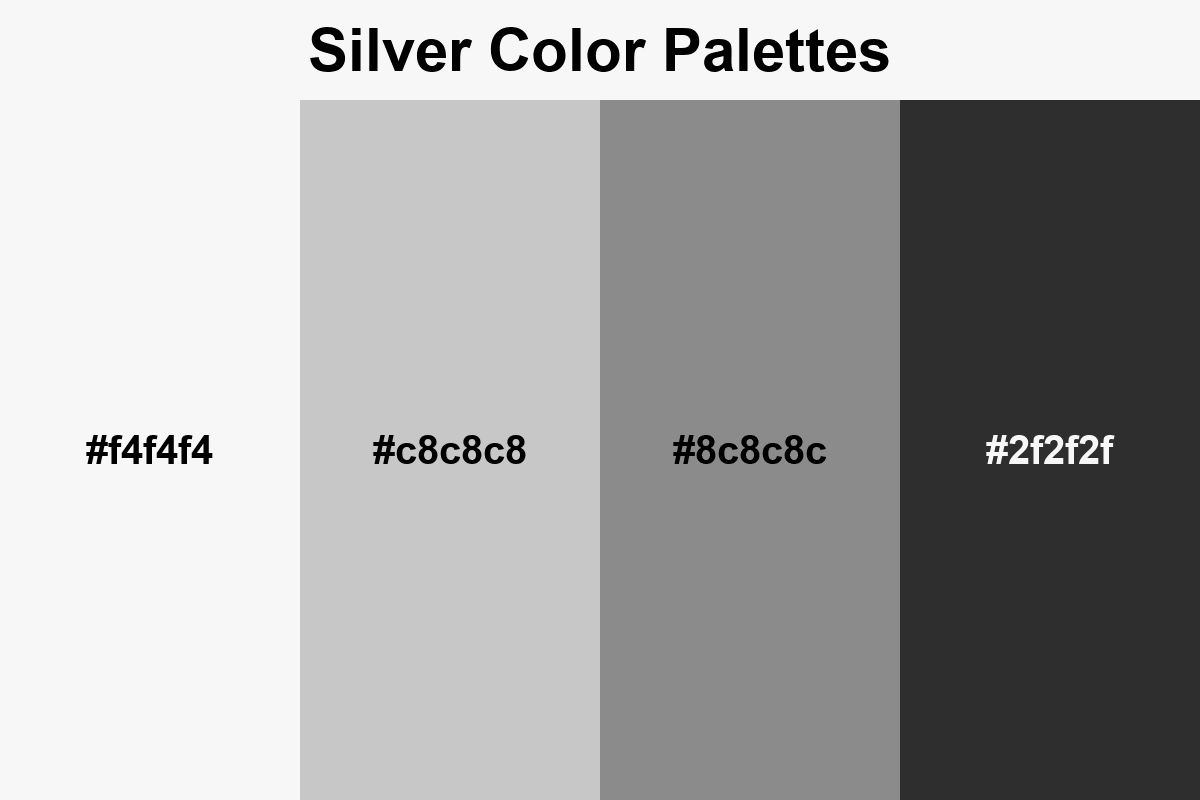 silver color palettes