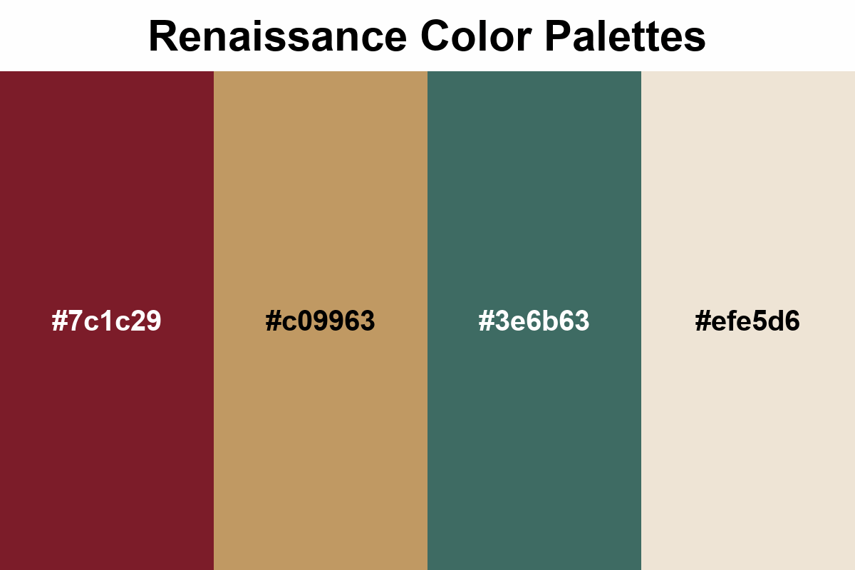 renaissance color palettes