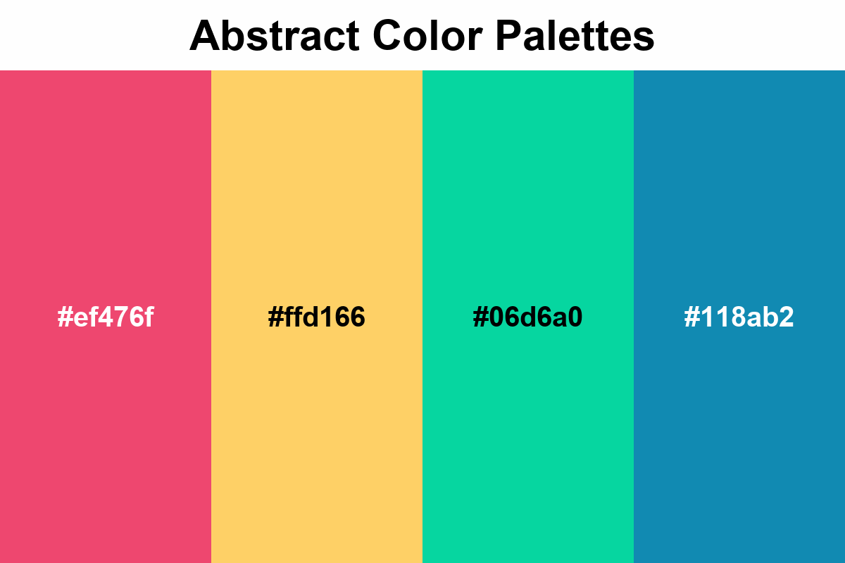 abstract color palettes