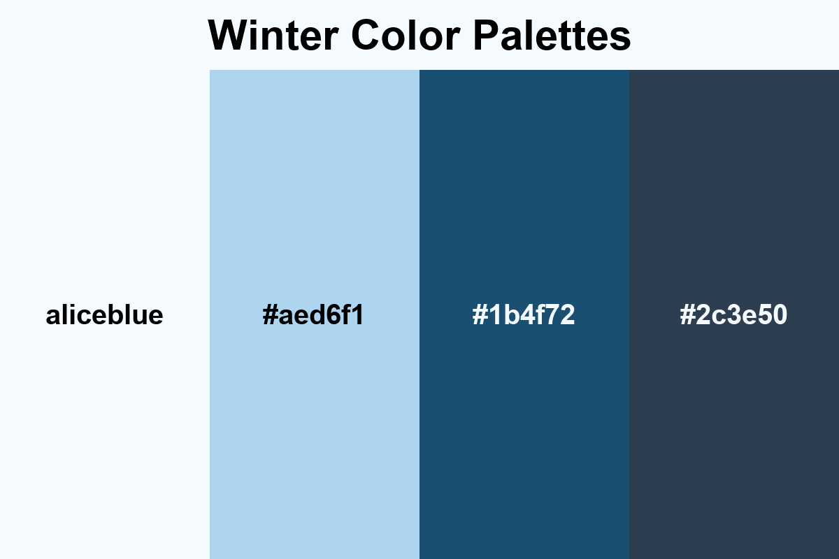 winter color palettes