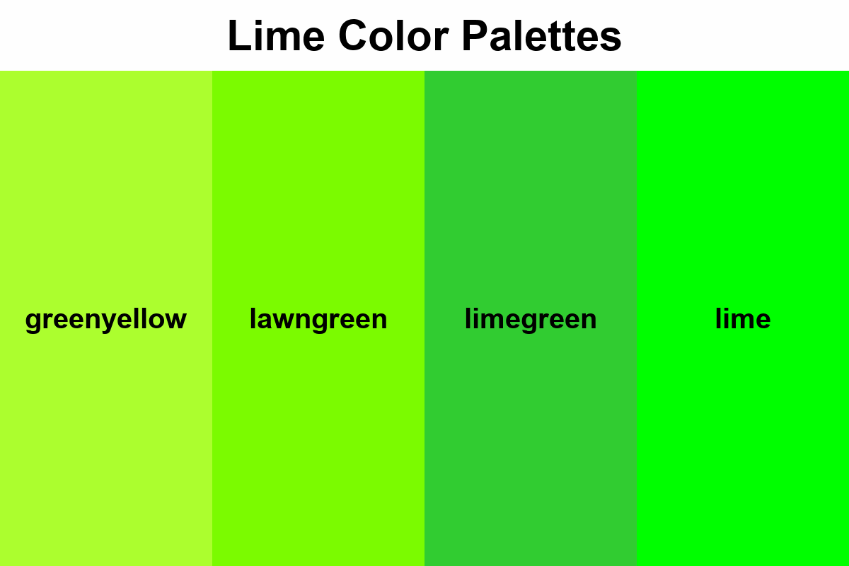 Lime Color Palettes