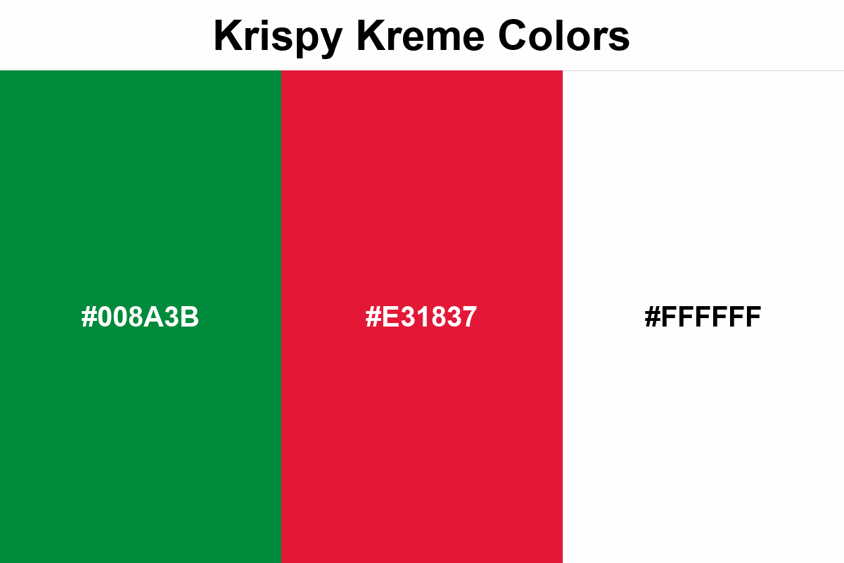 Krispy Kreme Colors