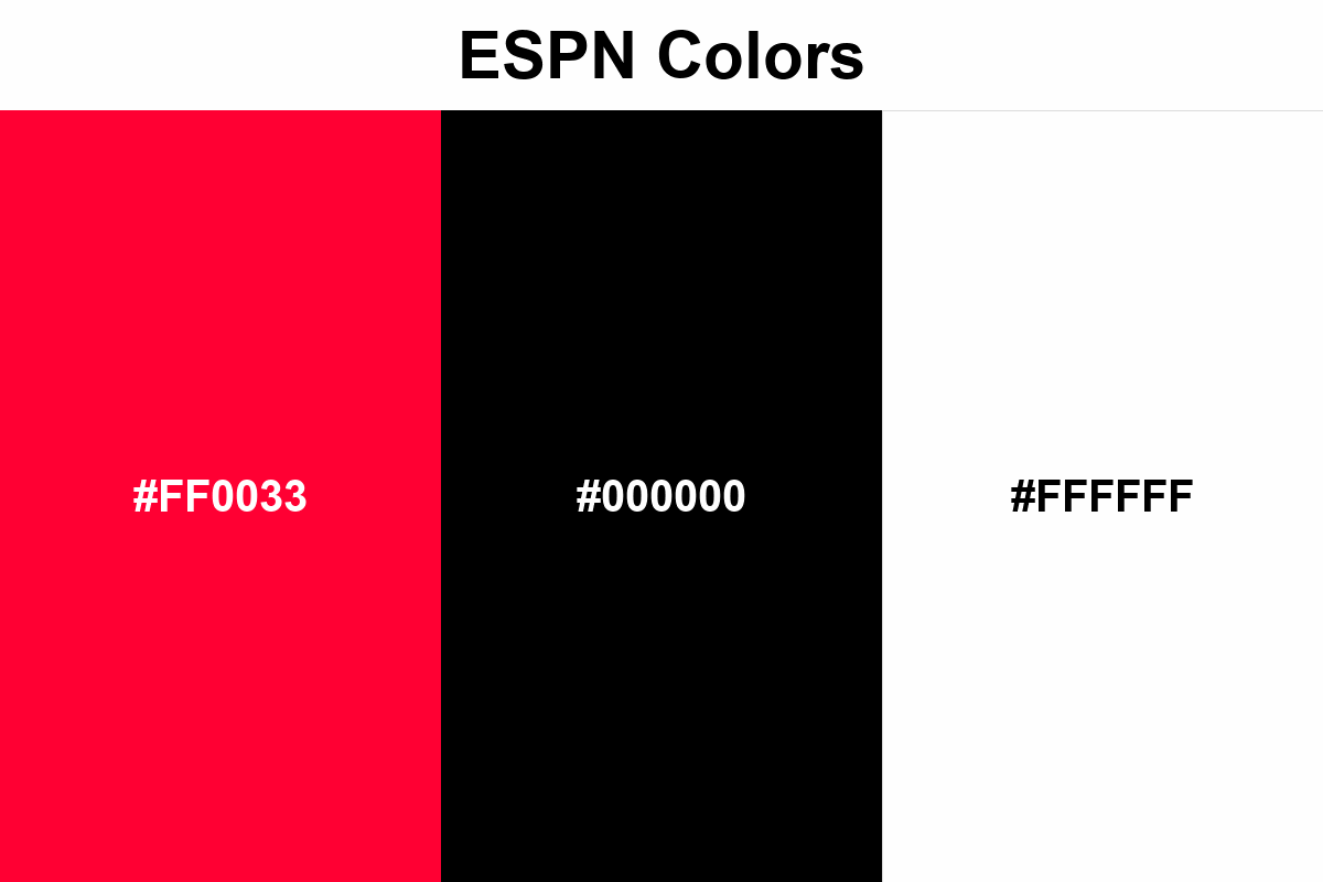ESPN Colors