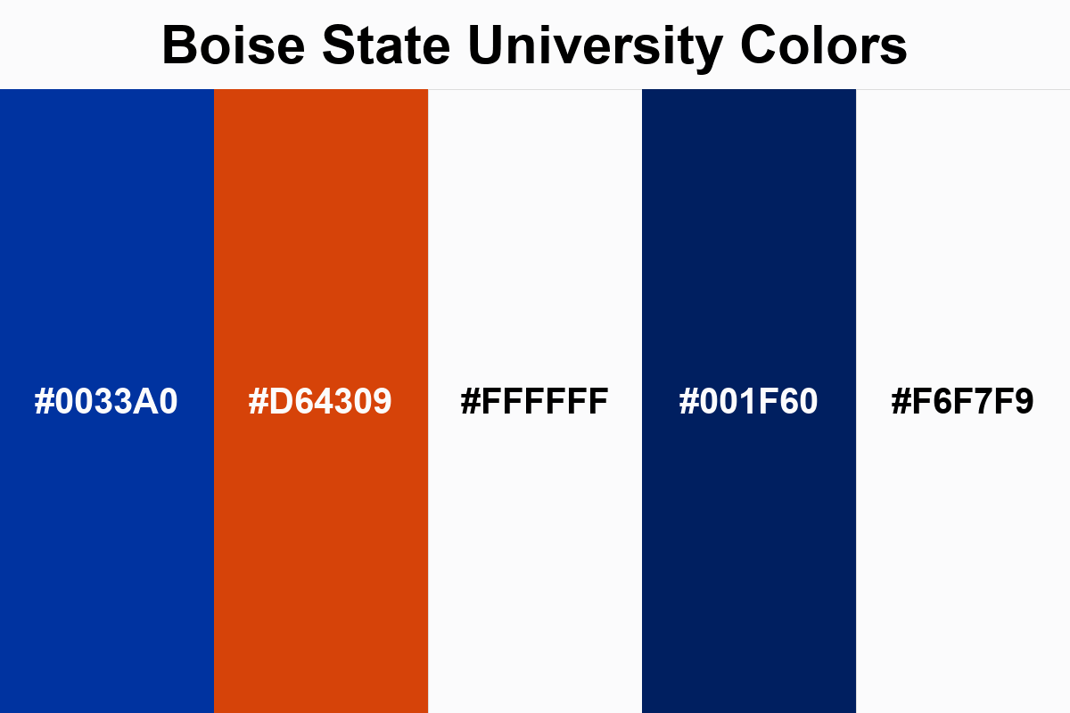 Boise State University Colors