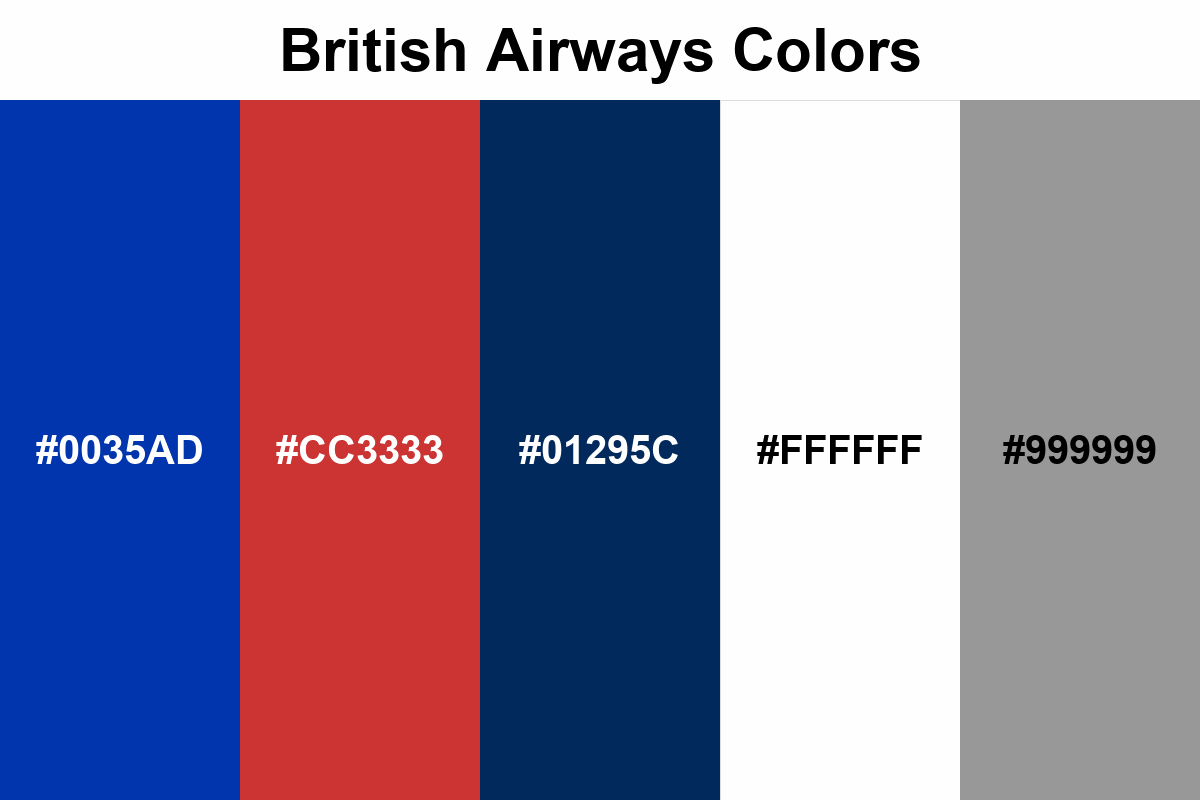 British Airways Colors