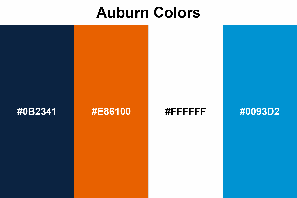 Auburn Colors