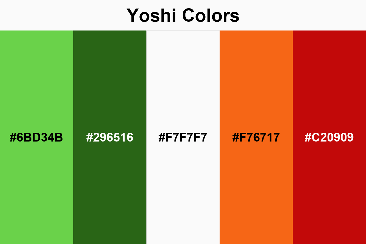 Yoshi Colors