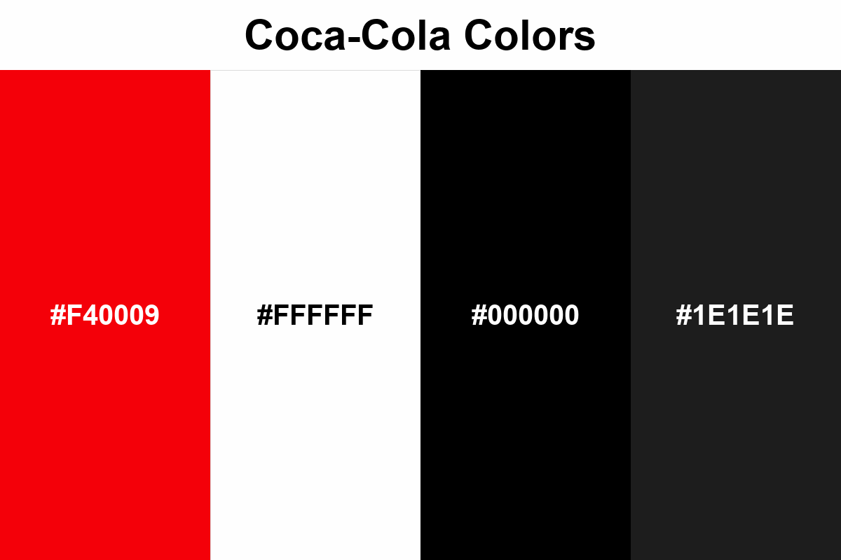 Coca-Cola Colors