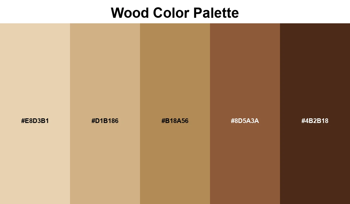 Wood Color Palette