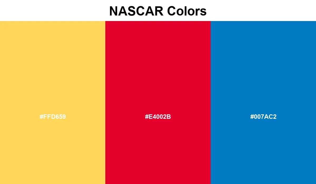 NASCAR Colors