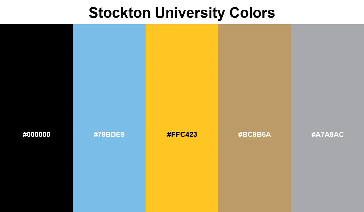 Stockton University Colors