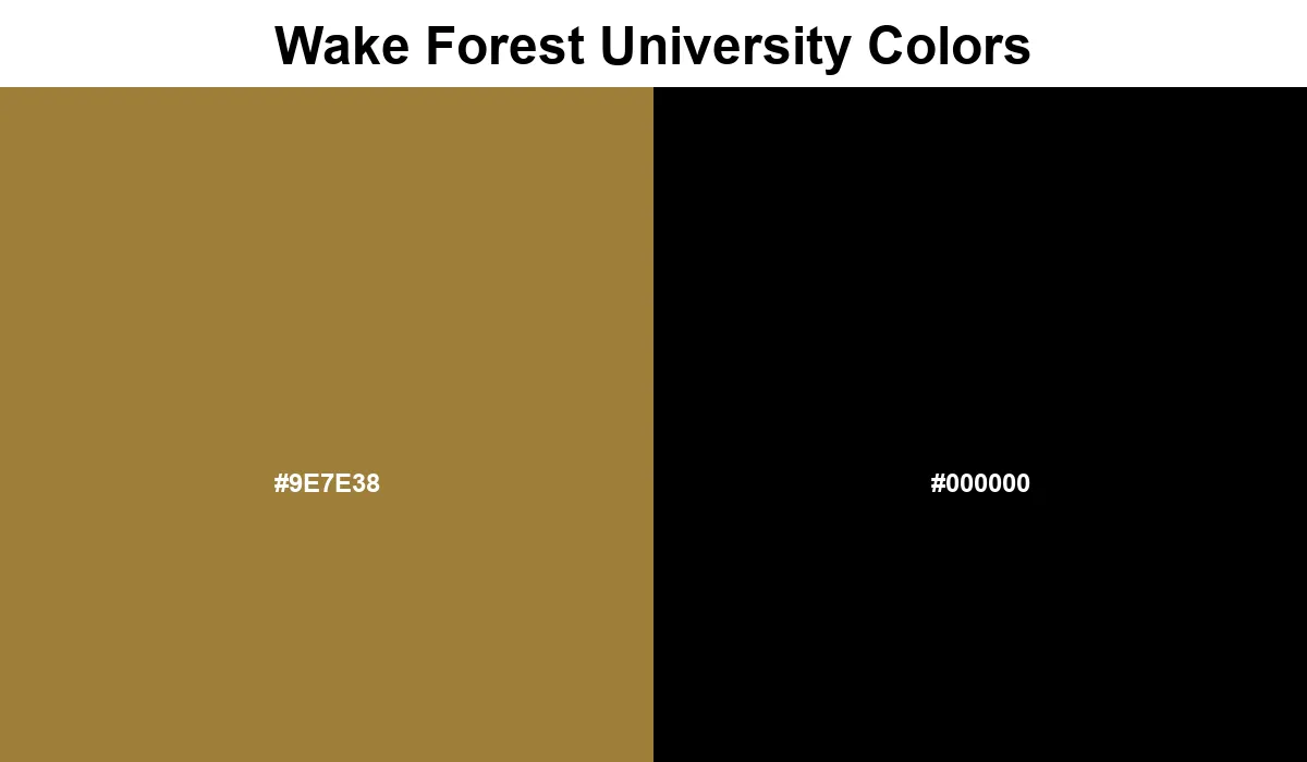 Wake Forest University Colors