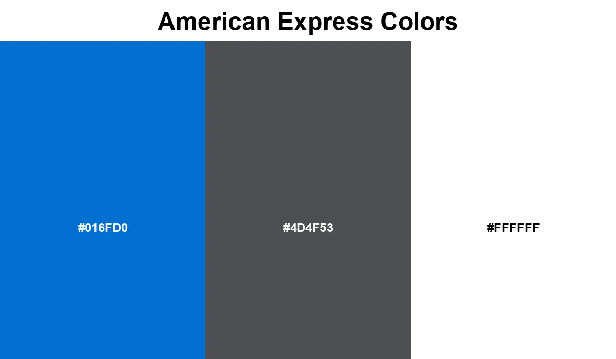 American Express Colors