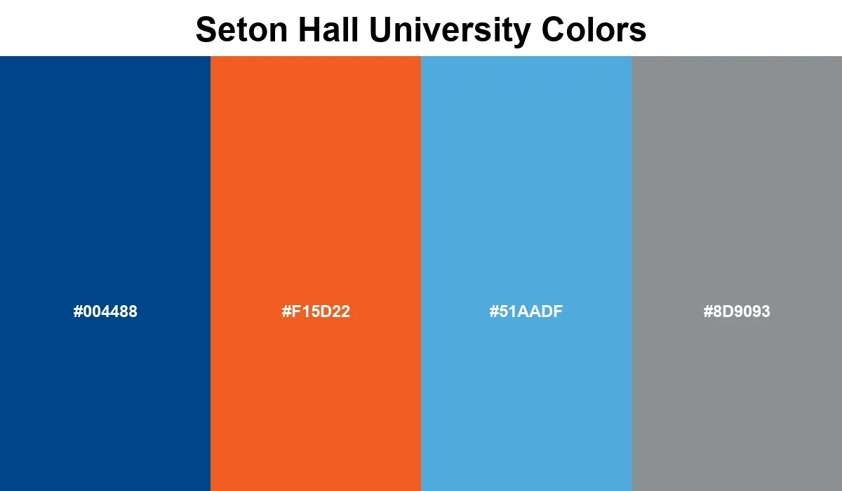Seton Hall University Colors