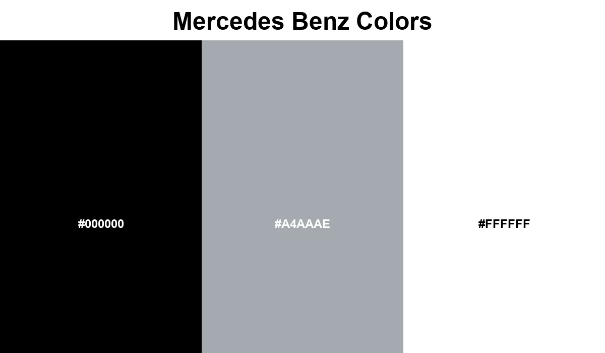 Mercedes Benz Colors