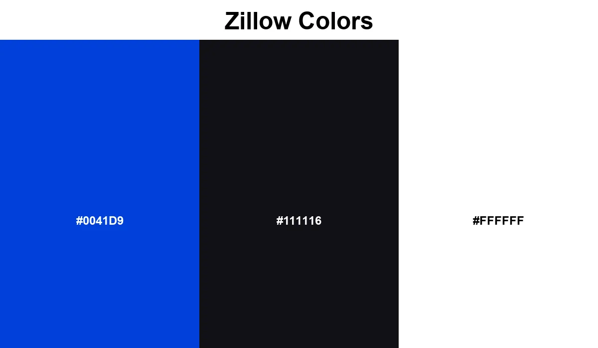 Zillow Colors