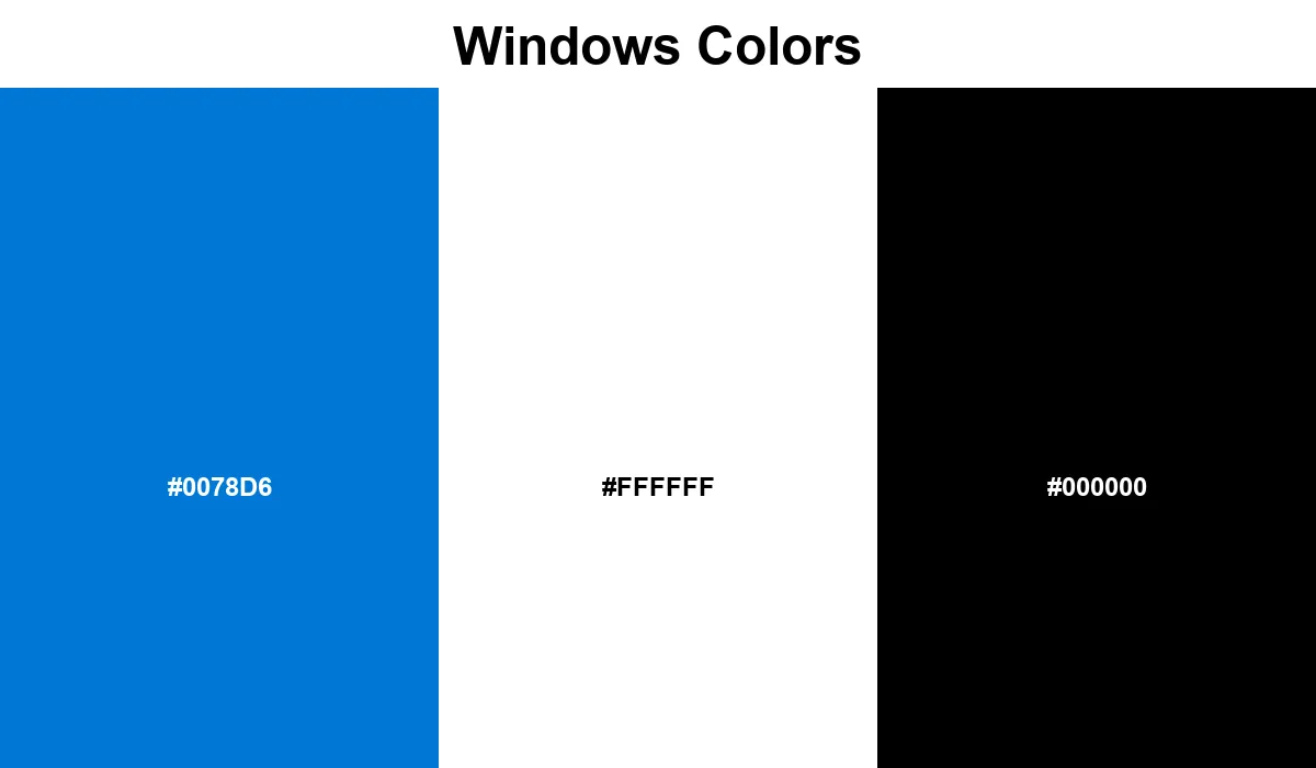 Windows Colors