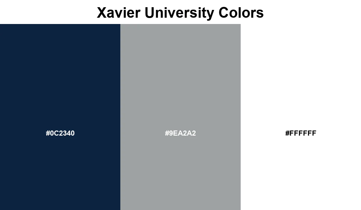 Xavier University Colors