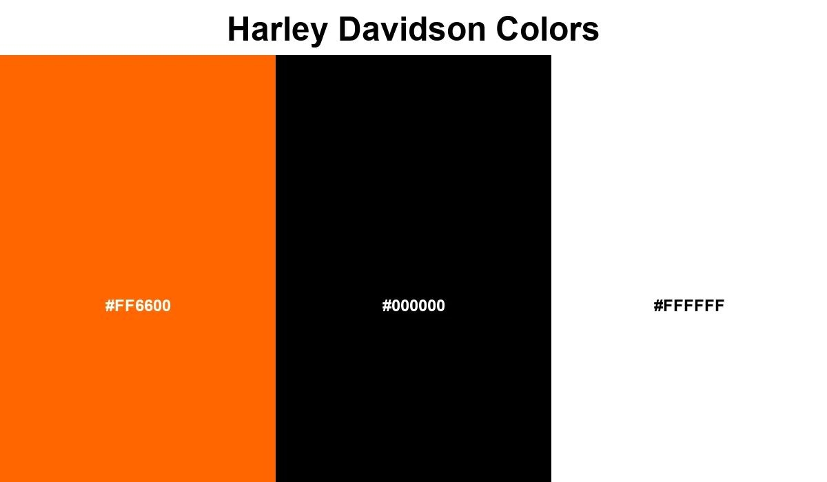 Harley Davidson Colors