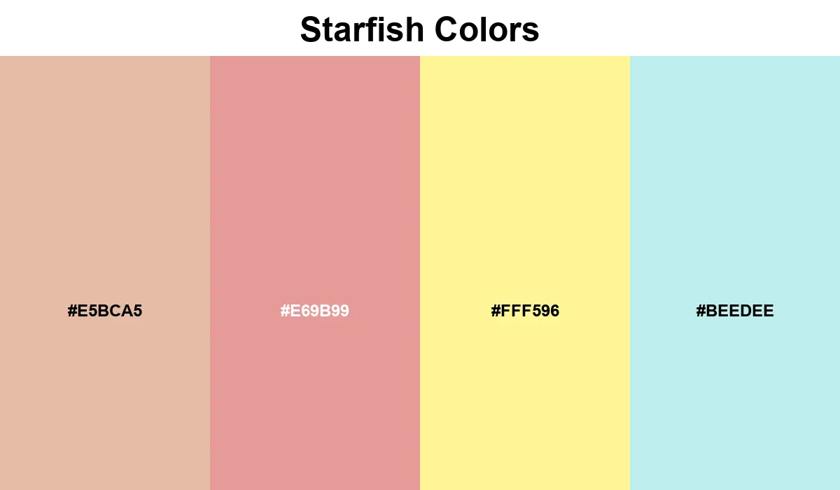 Starfish Colors