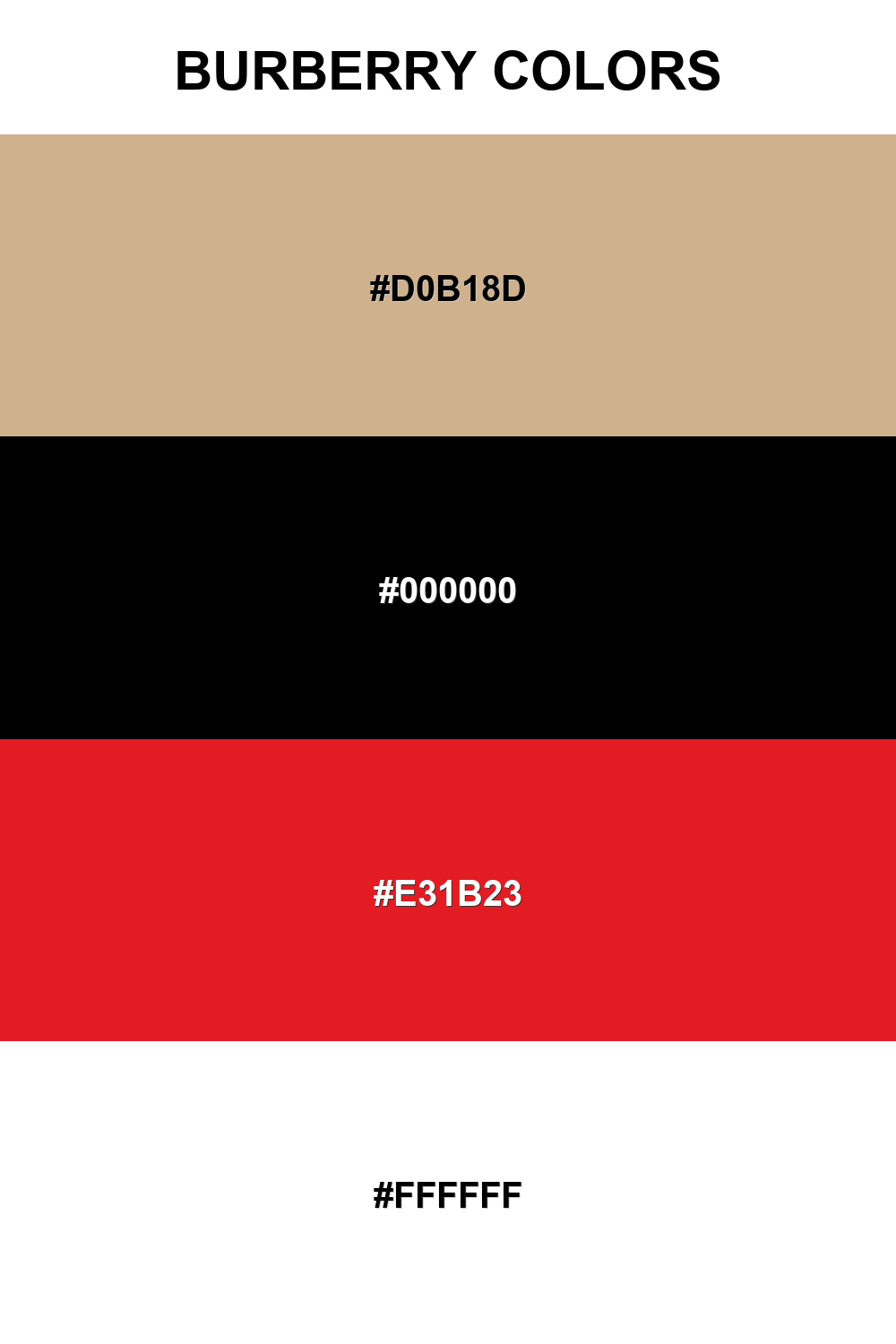 Burberry Colors