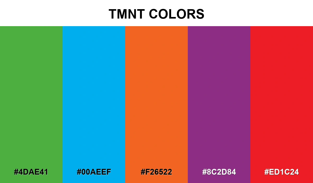 TMNT Colors