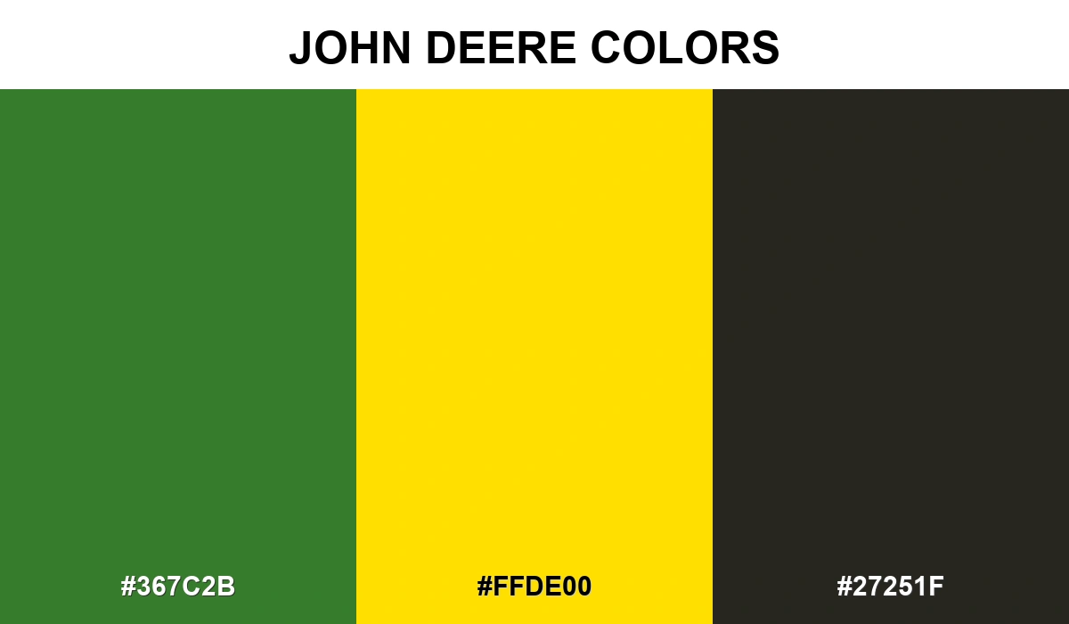 John Deere Colors