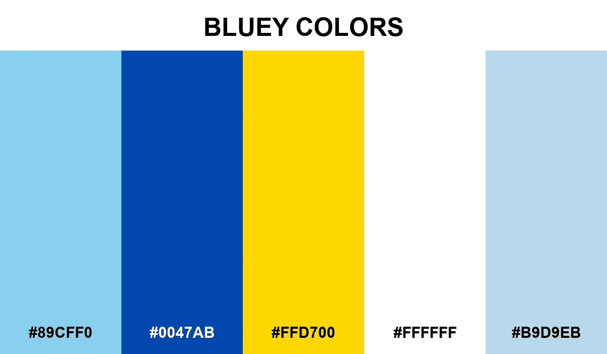 Bluey Colors