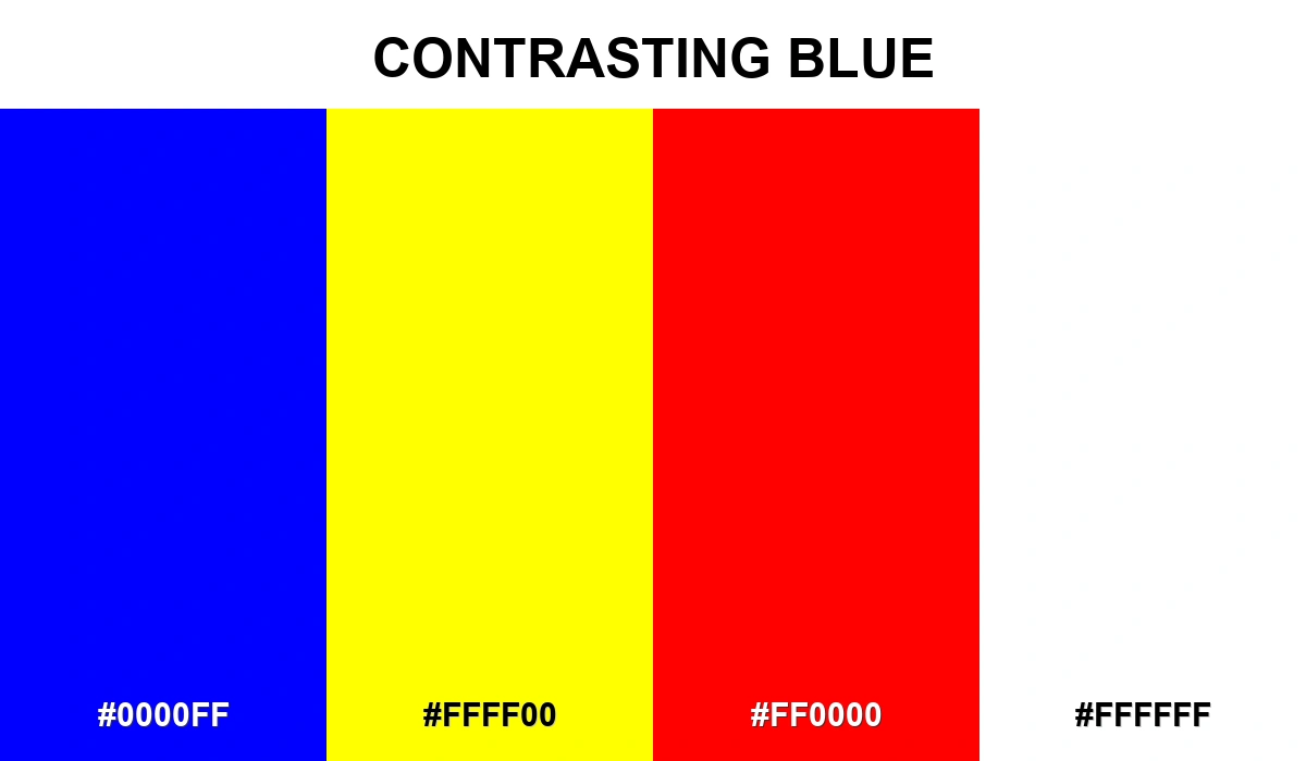Contrasting Blue