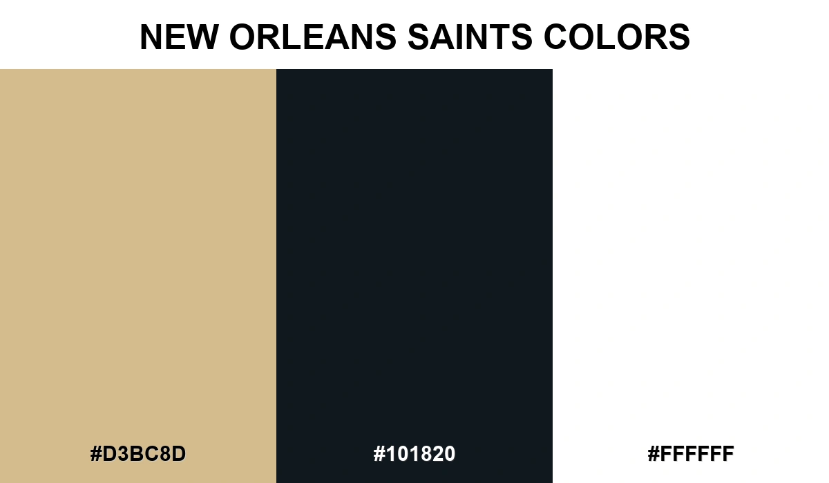 New Orleans Saints Colors