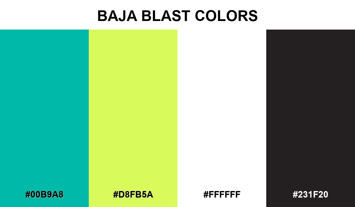 Baja Blast Colors