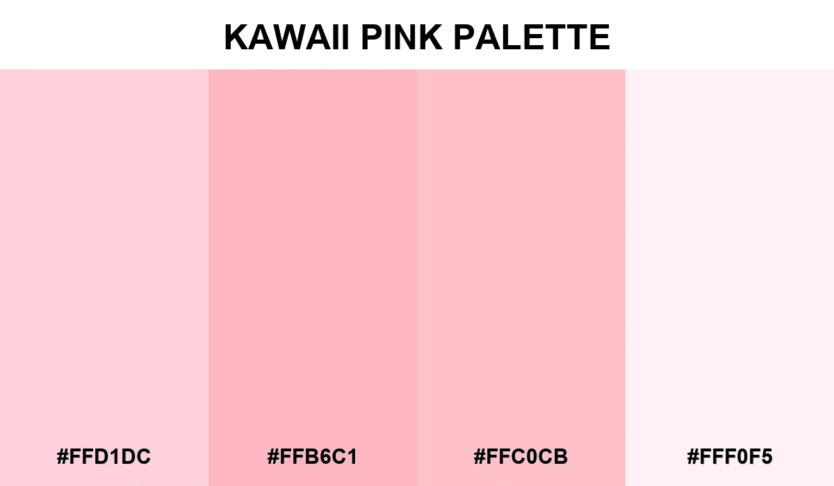 Kawaii Pink Palette