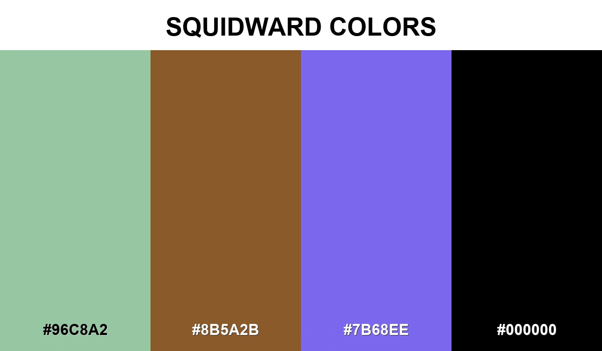 Squidward Colors