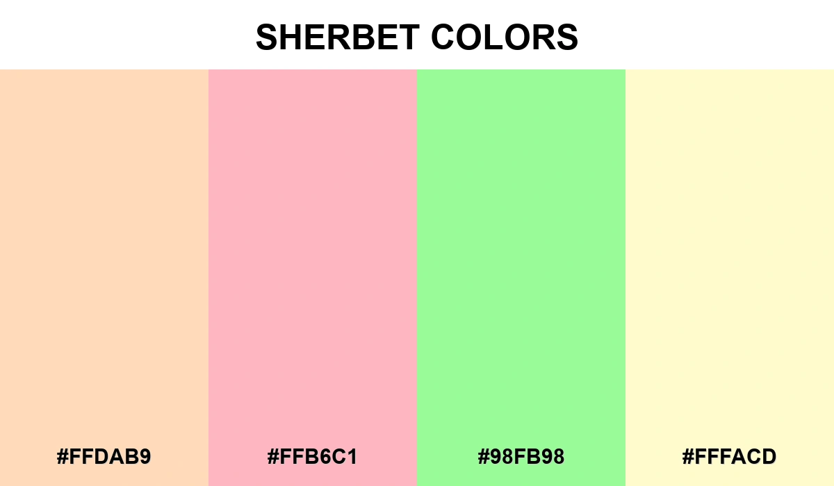 Sherbet Colors