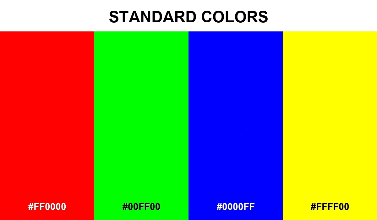 Standard Colors